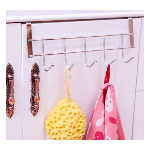New Arrive Metal Zinc alloy Door Rack Hooks Kitchen Hanging Storage Hanging Holders Accessories Tool