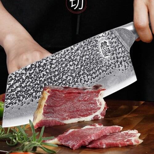 Tang Knife kitchen knives sharp slicing knife high hardness meat cleaver kitchen knife chef special knives 5CR15MOV steel