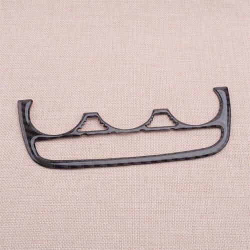Carbon Fiber Console Air Conditioning AC Button Panel Cover Trim Fit For Audi TT TTRS 2014 2013 2012 2011 2010 2009 2008