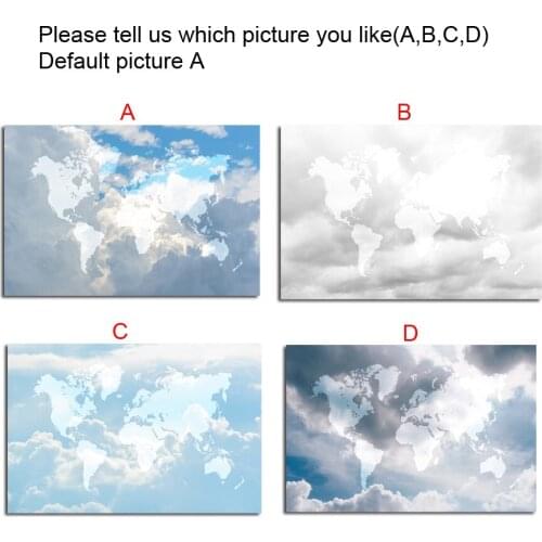 Custom 3d Home Deco Sky Cloud World Map Wallpaper for Living Room Kidsr Relief House Wall Painting Peel and Stick Murals Rolls