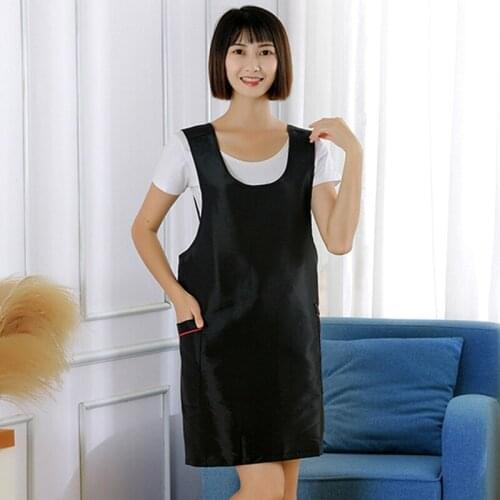 Cooking Apron Waterproof Woman Apron Breathable Beauty Salon Apron Nails Home Hair Cutting Cape Kitchen Accessory 33.5 Inches