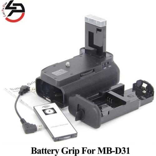 Battery Handle Grip For Nikon D5500 DSLR as MB-D31 MBD31 + AA Battery Holder + Remote Control + 2 EN-EL14