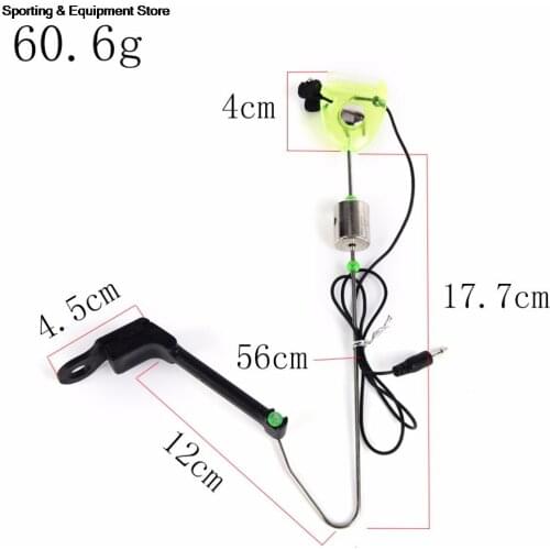 1Pc New Arrive Fishing Carp Fishing Bite Alarm Hanger Swinger LED Illuminated Indicator Durable Fish Tools 24.5cm/9.6"