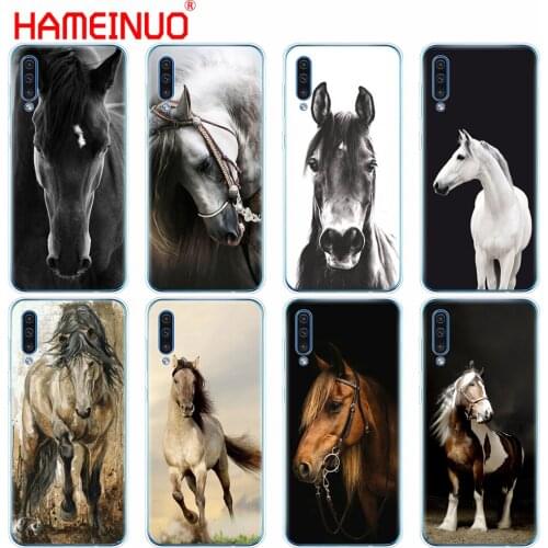 Silicon phone cover case for Samsung Galaxy S10 E PLUS A10 A20 A30 A40 A50 A70 A10E A20E M20 case bumper coque Fine horse art