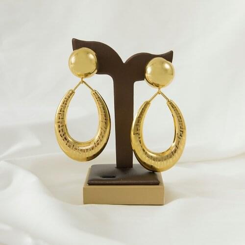 Женские золотые серьги SUNNESA China At AliExpress