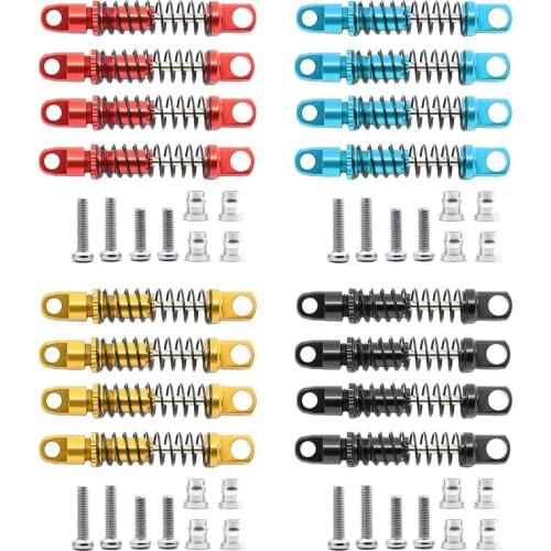 4pcs Shock Absorber Spring Damper Hydraulic for XMYKC01CM RC Car