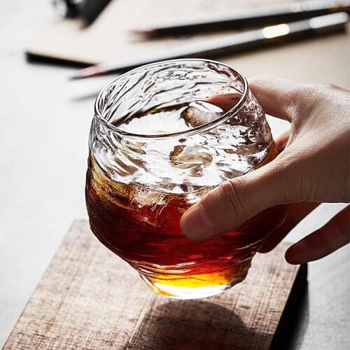 Japanese Style Wine Glass Whiskey Home Creative Beer Glass High Temperature Resistant Vasos De Vidrio Drinking Glasses EF50BL