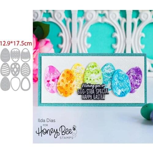 Colorful eggs dies scrapbooking nouveau arrivage 2021 Metal die cutters for scrapbooking Dies scrapbooking cutting dies