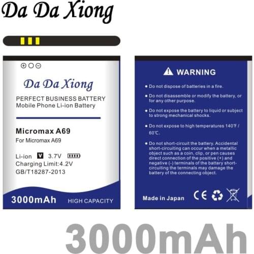 Da Da Xiong 3000mAh Micromax A69 Battery for Micromax A69 phone battery