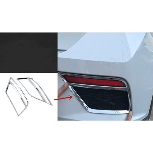 For Volkswagen T-ROC 2018-2020 ABS Chrome front and rear fog lamp decorative frame anti-scratch protection car accessories