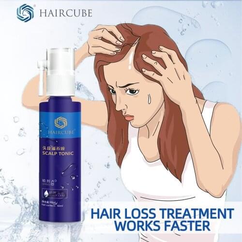 HAIRCUBE Hair Growth Essence Spray Natural Herbal Health Anti Hair Loss Products Nourish Hair Roots Hair Regeneration Repair