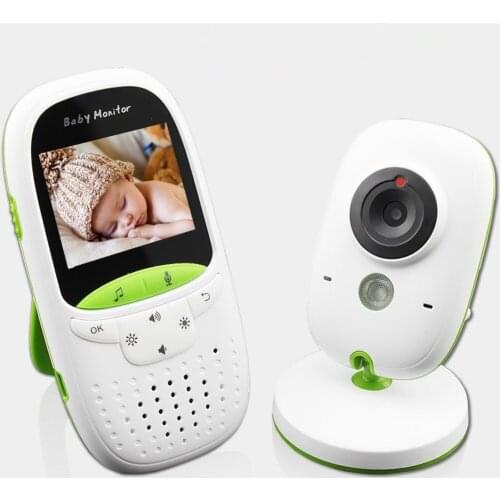 Wireless 2.0 inch Video Color Baby Monitor Security Camera Baby Nanny Intercom automatic Night Vision Temperature Monitor