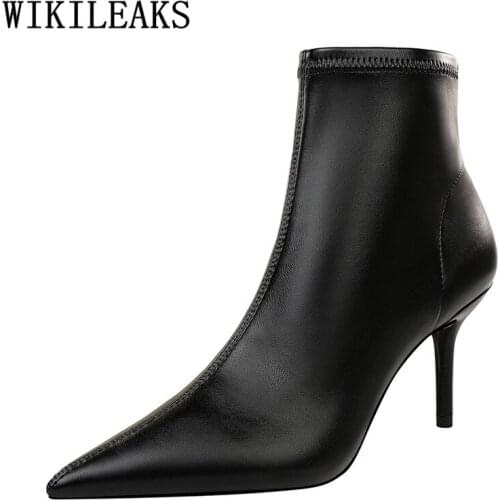 Leather Boots Women Ankle Boots For Women Shoes Autumn Ladies Boots Luxury Shoes Women Designers Laarzen Dames Zapatos Mujer