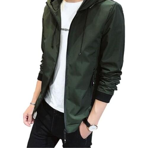 Mens jacket 2021 new jacket fashion self-cultivation all-match spring and autumn clothes plus size jacket