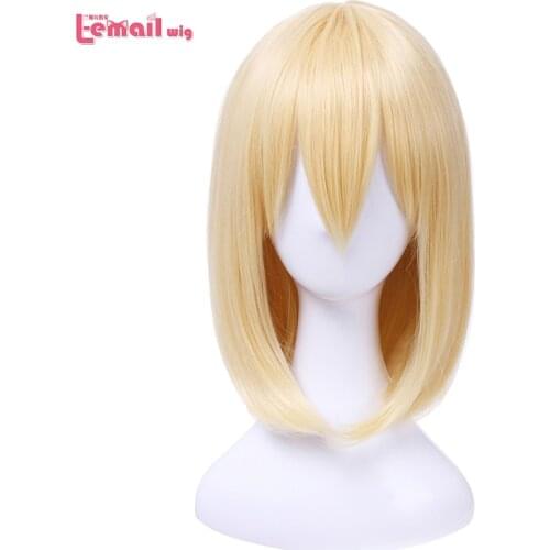 L-email wig Animation Attack on Titan Cosplay Wigs Mikasa Ackerman Armin Arlart Hans Zoe Men Wig Synthetic Hair Cosplay Wig