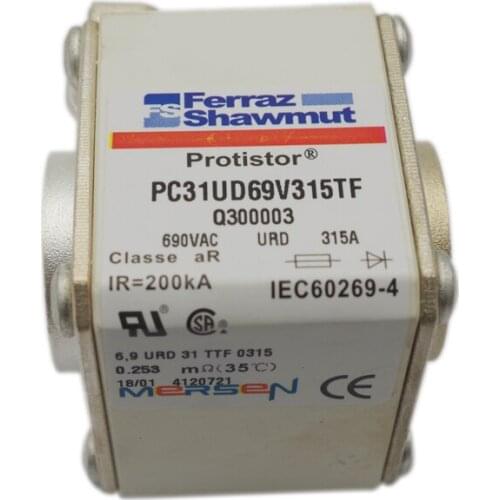 Semiconductor Components Ferraz Shawmut Fuse PC31UD69V315TF for Circuit Protection
