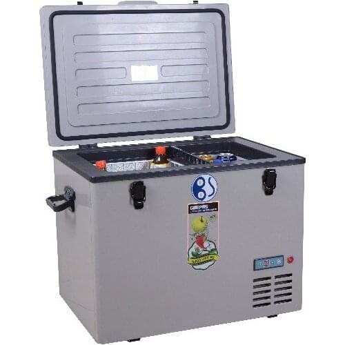 Russian Federation Free Shipping Portable freezer AC/DC compressor fridge icebox chamber insulin cooler box 55L