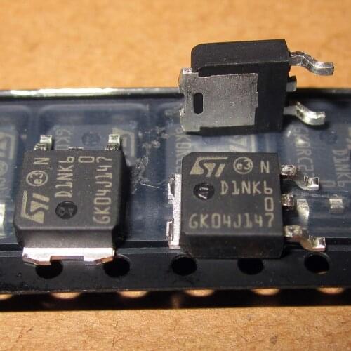 STD1NK60T4 D1NK60T4 D1NK60 TO-252 New and Original 10pcs/lot
