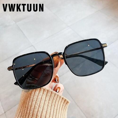 VWKTUUN Fashion Sunglasses Women Square Sun Glasses Oversized Glasses Driving Driver Shades UV400 Vintage Eyewear Matte Frame