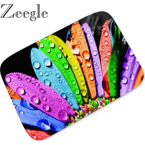 Zeegle Anti-Slip Entrance Doormat Front Door Mat Floor Carpets Bedroom Rugs Hallway Kitchen Mats Memory Foam Bathroom Bath Mats