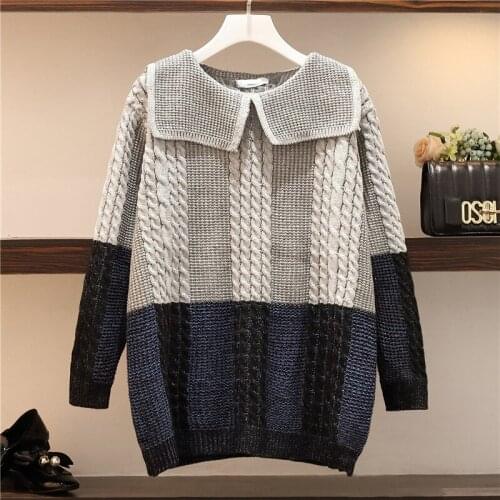 2021 spring and autumn fashion temperament new ladies long-sleeved loose stitching western style casual all-match blouse women