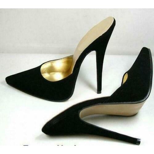 Womens High Heel Stilettos Pointy Toe Slingbacks Mules Sandals Slippers Shoes Pumps Slides Plus Size New 2021