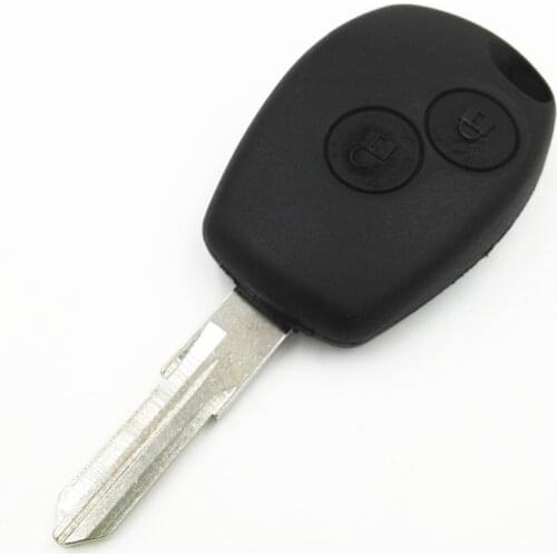 For Renault 2 Buttons Duster Logan Fluence Clio Keys Car Covers Replacement Keys Uncut Blade