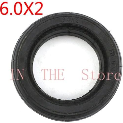 6.0x2 rubber solid tire fits for Electric Balanced Car Electric Scooter Baby Carrier