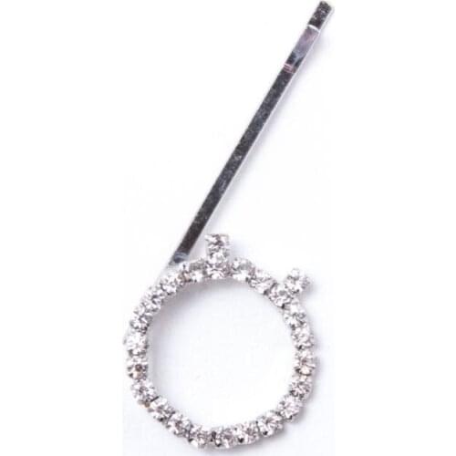 White Color with Sliver Crystal Letter Wire Buckle (1 PCs)