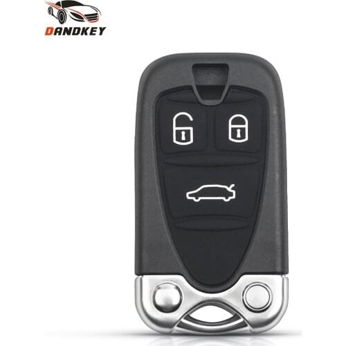 Dandkey Replacement Smart Car Key Shell Fob For Alfa Romeo 159 Brera156 Spider 3 Buttons Remote Key Uncut Blade Auto Accessories