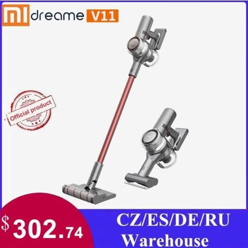 Dreame V11 Handheld Wireless Vacuum Cleaner OLED Display Portable Cordless 25kPa All in one Dust Collector Carpet Cleaner xiaomi