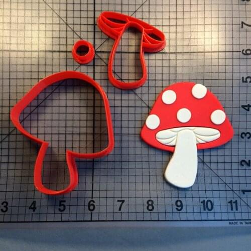 Mario Mushroom Cookie Mold Kitchen Supplies DIY Baking Utensils Pudding Mousse Cake Mold Family DIY Baking Molds