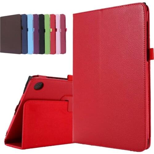 PU Leather Solid Color Cover for Samsung Galaxy Tab A 10.1 2019 Stand Funda for Samsung Galaxy Tab A 10 2019 SM-T510 T515 Cover