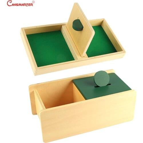 Imbucare Box Board Sensory Toys Teaching for Toddlers 1-3 Years Wooden Discs Educational Kids Toys Montessori Sensorial Practice