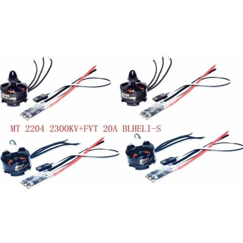 MT2204 2204 2300KV Brushless Motor + Mini BLHeli-s 20A ESC For QAV250 MARTIAN 230 QAV X 214