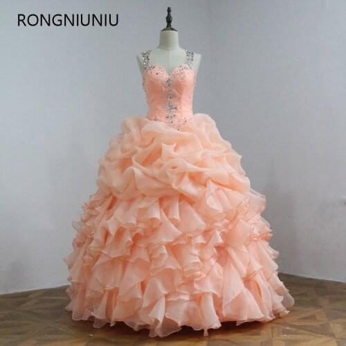 New Arrival Vestidos De Noiva Tier Sleeveless Sweetheart Spaghetti StraBridal Gowns Sexy Zipper Luxury Beading Wedding Dresses