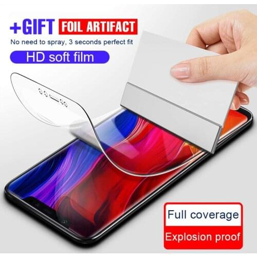 Film For Xiaomi Mi 8 lite pro Screen Protector Mi 10 pro Mi8 se Full Cover NEW New Hydrogel Film Not Tempered Glass
