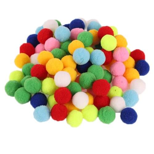 10mm Pompom Soft Pompones Fluffy Plush Craft Pompons Bricolage Ball Furball Home Decor Kids Toys DIY Sewing Crafts Supplies