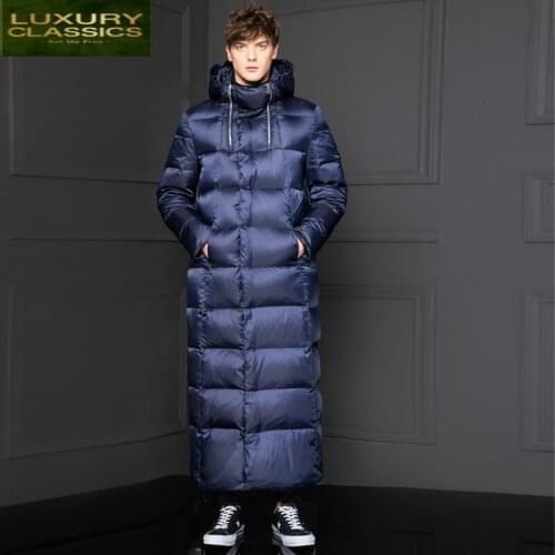 Goose Tcyeek2019 Down New Jacket Men Long Thick Korean Mens Winter Jackets Down Coat puffer jacket Doudoune Homme KJ1335
