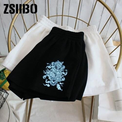 Shorts Thin Fitness Casual High Waist Fashion Biker Shorts Summer Slim Knee-Length Bottoms Cycling shorts female Womens pants