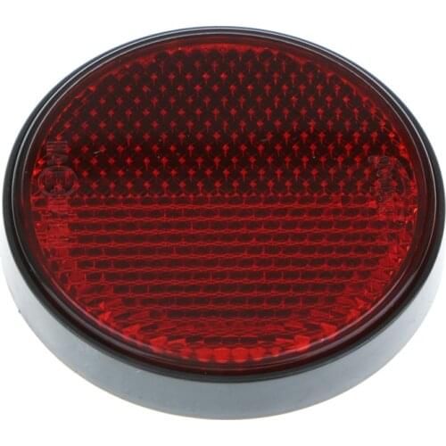 Car Cycle Round Reflector Light Reflective Strips Stick On Self Adhesive 3 Colors Red/Yellow/White Reflector Light Round Strips