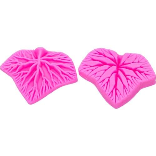 Embossed leaves Shape 3D fondant cake silicone mold food grade mastic chocolate pastry candy Clay making decoration tools F1114