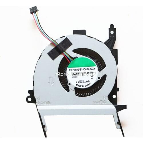 Laptop CPU FAN For ASUS X556 X556U X556UA X556UB X556UF X556UV A556 F556 K556 A456 F456 X456 K456 EF75070S1-C430-S9A DC5V 2.25W