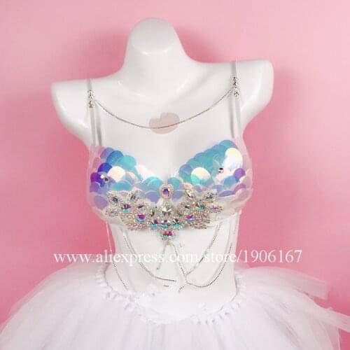 Stage Show Sexy Lady Party Led Light Evening Dress Music Festival Led Luminous Bra Dress Performance DS Singer Dance Suit