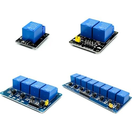 1 2 4 8 Channel DC 5V Relay Module with Optocoupler Low Level Trigger Expansion Board for arduino Raspberry Pi