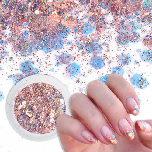 Fluorescent Nail Art Sugar Effect Powder Nail Art Pigment Glitter Colorful Rainbow Candy Coat Dust For DIY Manicure Decoration