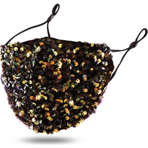 2021 New Luxury Mystic Black Mesh Veil Rhinestone Jewelry Mask for Women Bling Crystal Decoration Mask Prom Party Face Jewelry