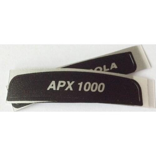 50X Black Model Label For Motorola APX1000 Walkie Talkie