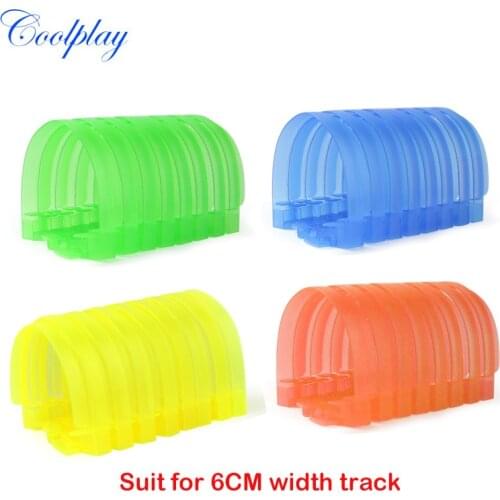8/32pcs Spare Tunnel for Racing Tracks That Bend Flex Rail Car Accessories Suit For 6 CM Width Track
