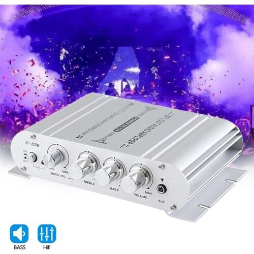 Artudatech 2.1 Channels 400W Hi-Fi Auto Stereo 12V Car Audio Amplifier MP3 Radio Booster